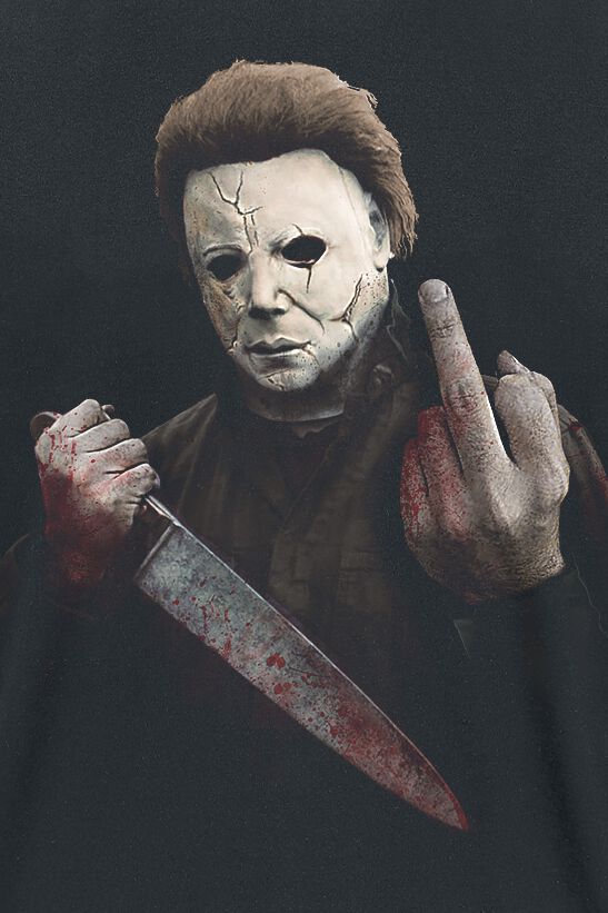 Michael Myers - Middle Finger | Halloween T-shirt | Large