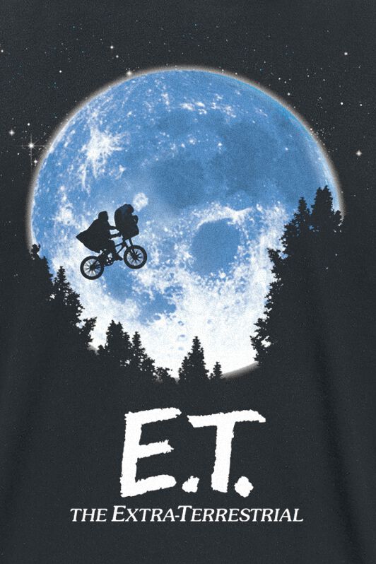 verdacht kip Vergelden E.T. The Extra-Terrestrial - Maan | E.T. - the Extra-Terrestrial T-shirt |  Large